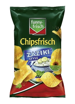 funny-frisch Chipsfrisch Zaziki Style 175 g 