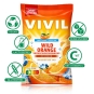 Vivil Erfrischungsbonbons Wild Orange ohne Zucker 120 g| zuckerfreie, vegane, glutenfreie und lactosefreie Erfrischungsbonbons mit Wild Orange-Geschmack