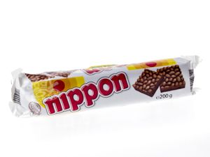 hosta Nippon - Puffreis und Cerealien in Milchschokolade umhüllt hosta nippon  200 g